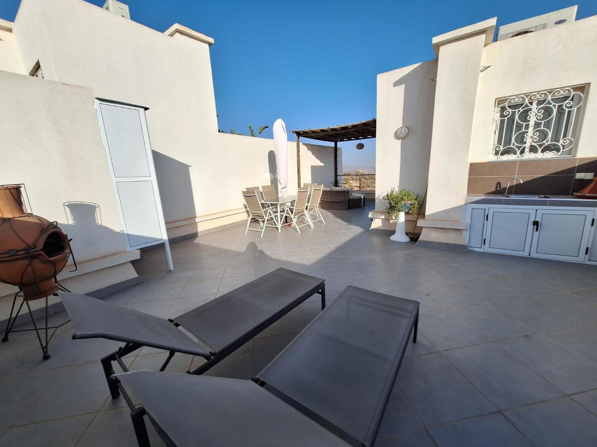 Duplex Taghazout Ocean With Pool & Fitness Apartment Bagian luar foto