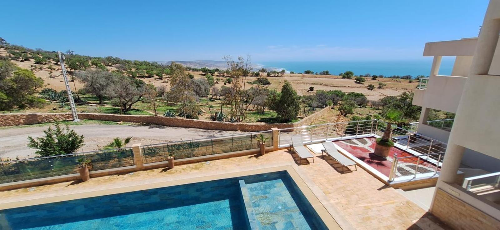 Duplex Taghazout Ocean With Pool & Fitness Apartment Bagian luar foto