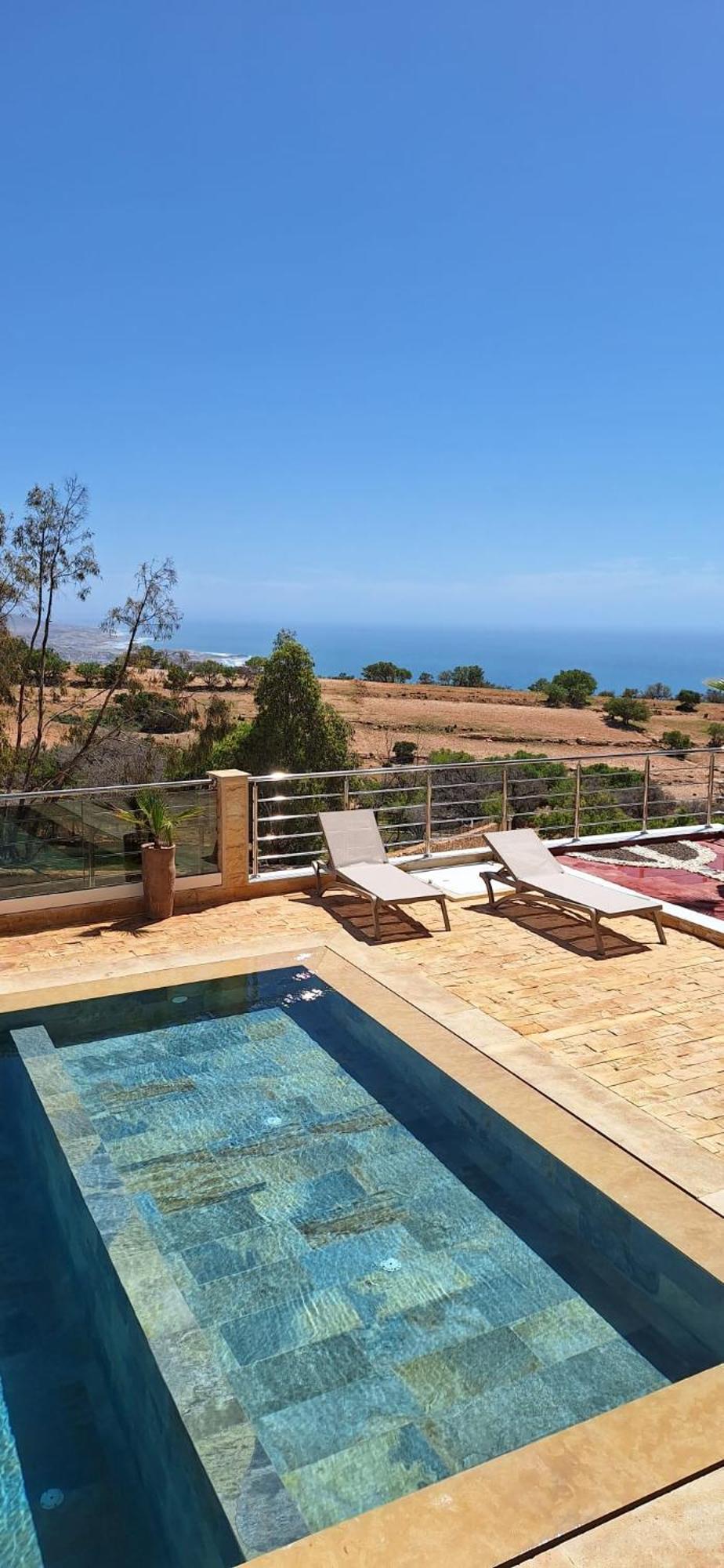 Duplex Taghazout Ocean With Pool & Fitness Apartment Bagian luar foto