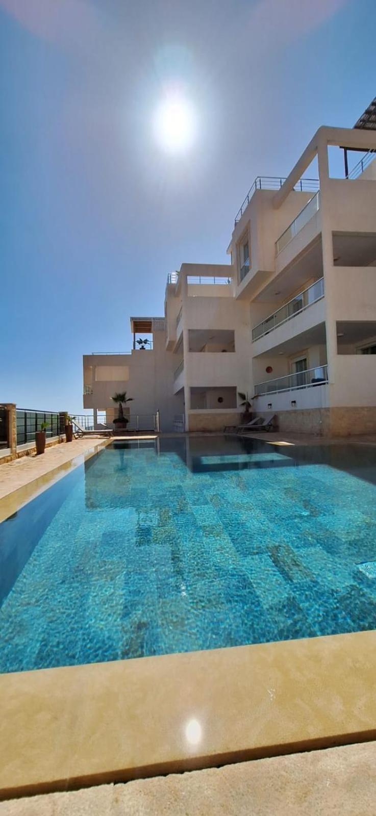 Duplex Taghazout Ocean With Pool & Fitness Apartment Bagian luar foto